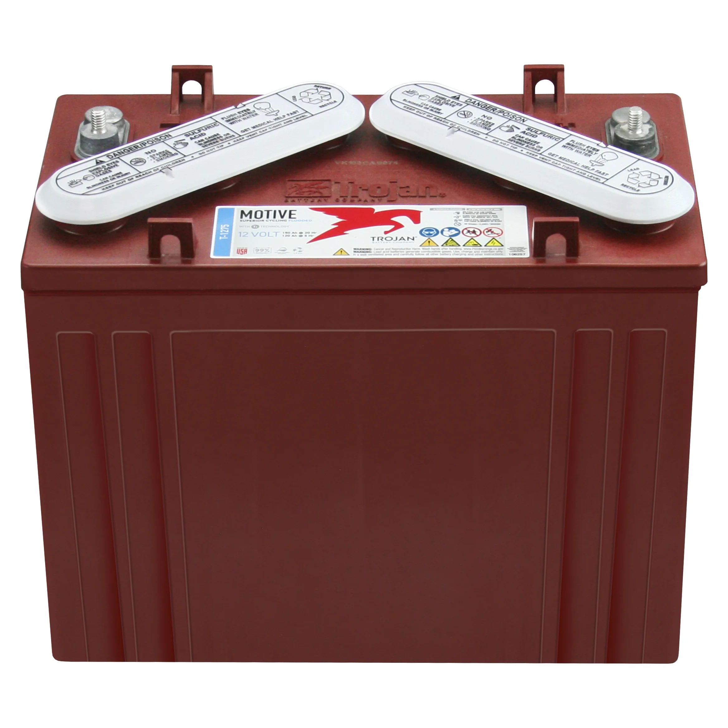 Trojan T - 1275 12V 150ah Flooded Lead Acid GC12 Deep Cycle Battery X6