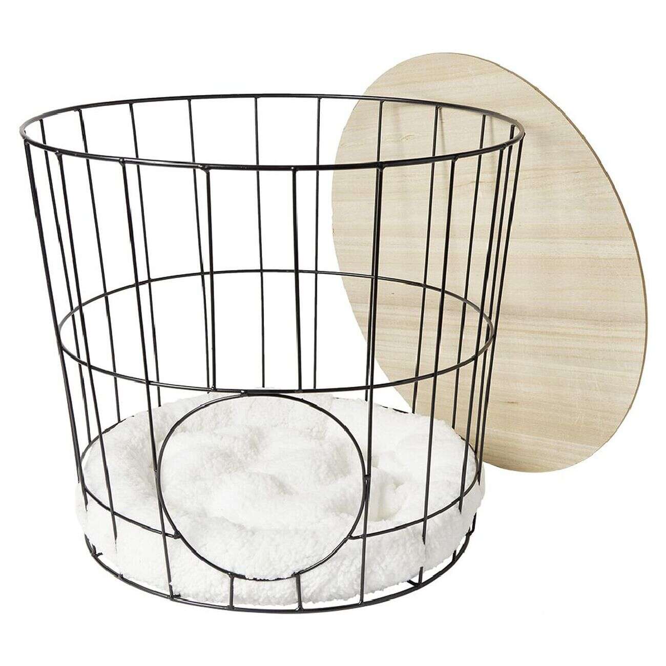 Panière ronde multifonction pour chat