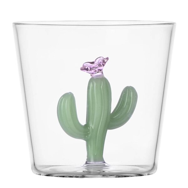 Desert Plants vannglass 30 cl  kaktus matt grønn