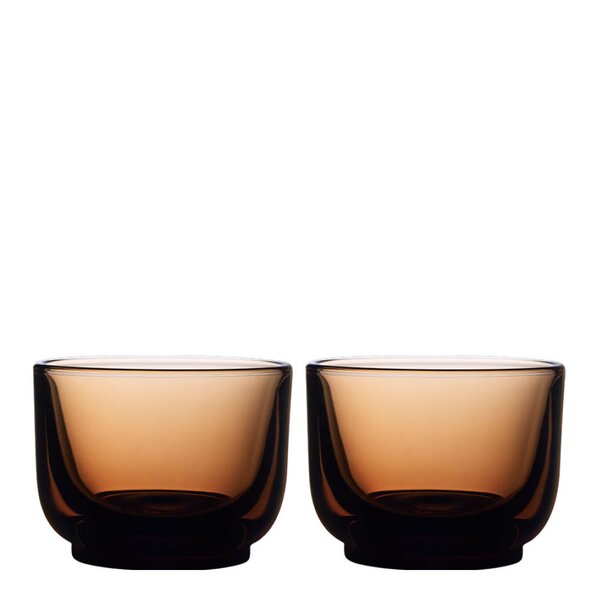 Pirch cortado glass 13 cl 2 stk Amber