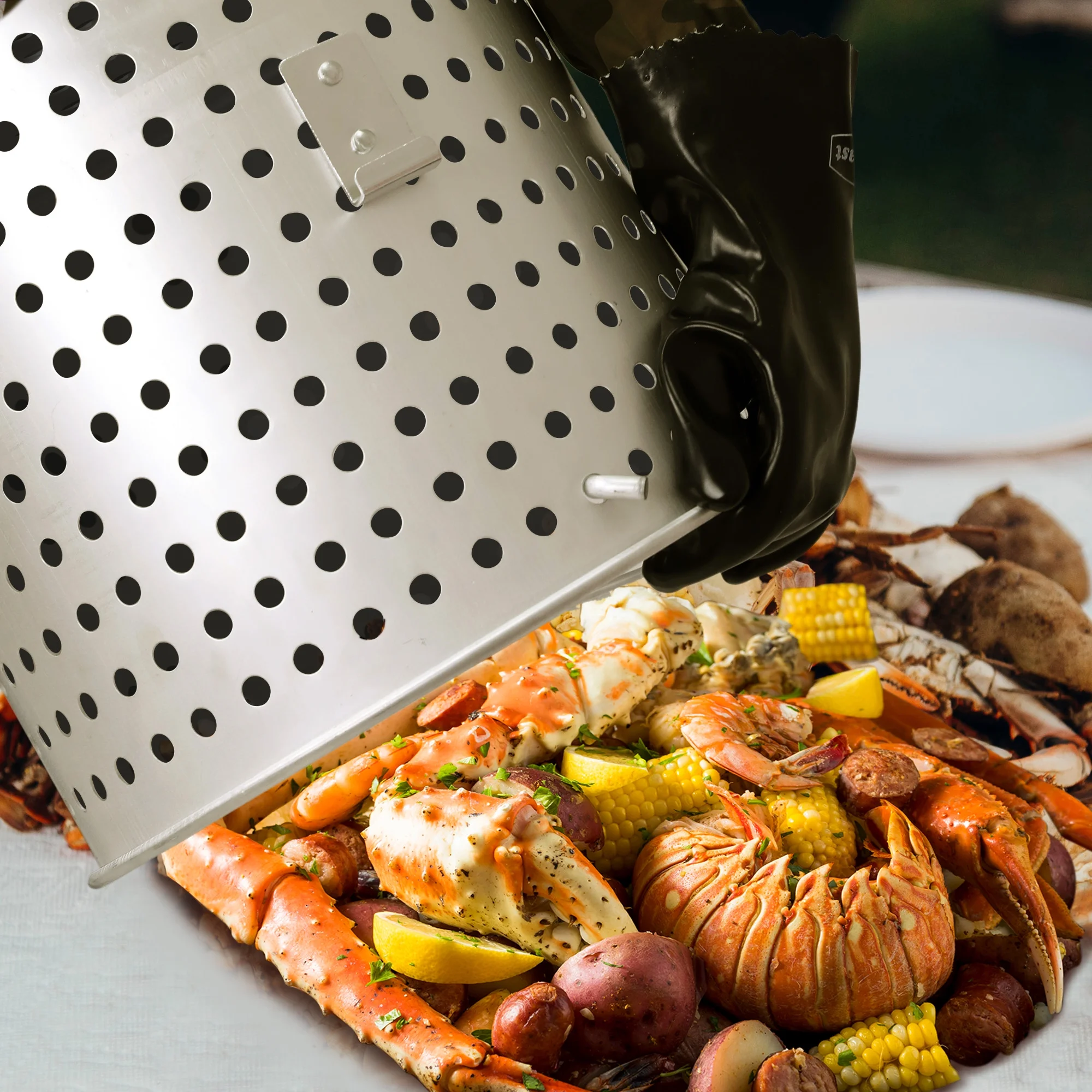 Creole Feast SBK0801, 80QT Seafood Boiling Kit