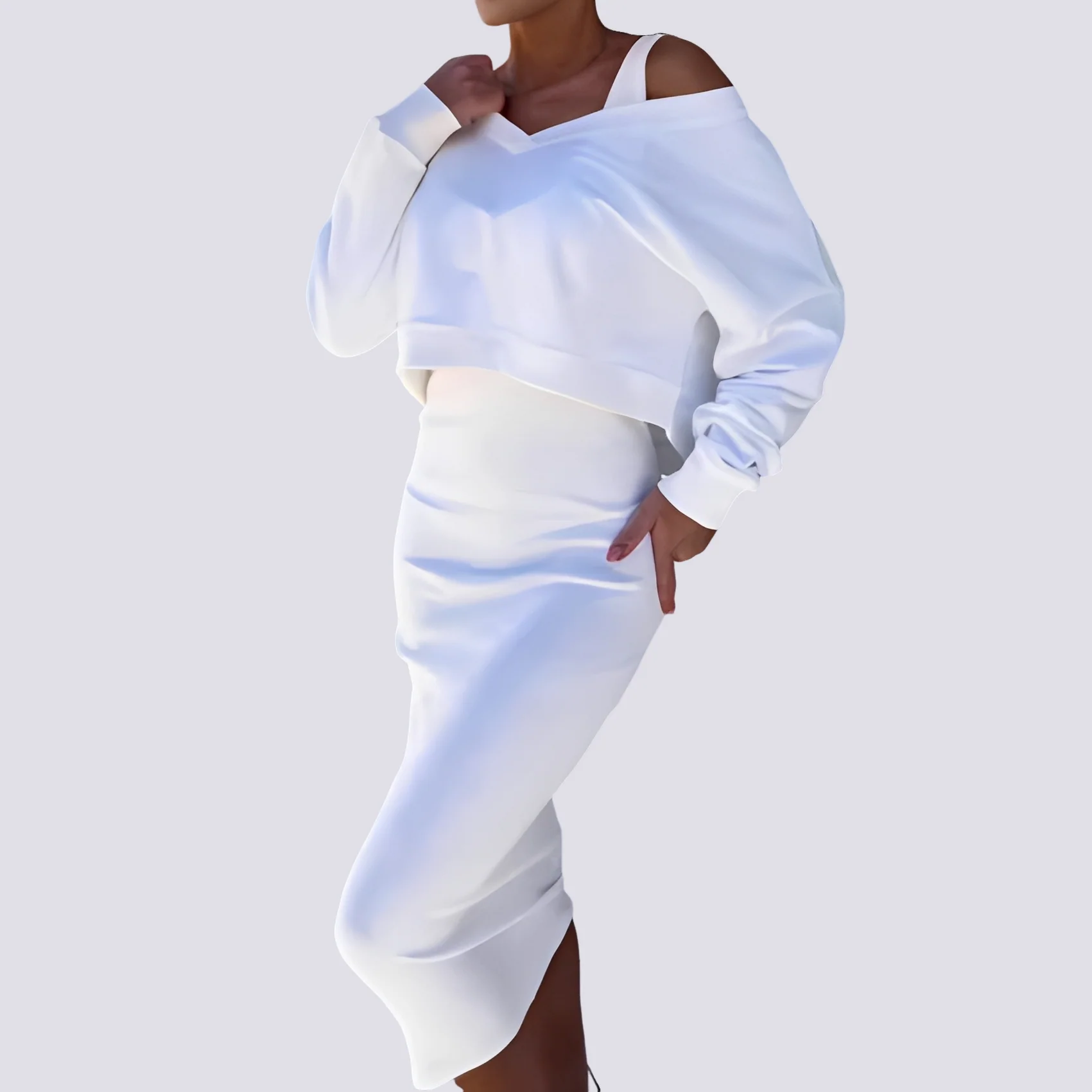 Elsie - Ensemble robe deux pièces élégant