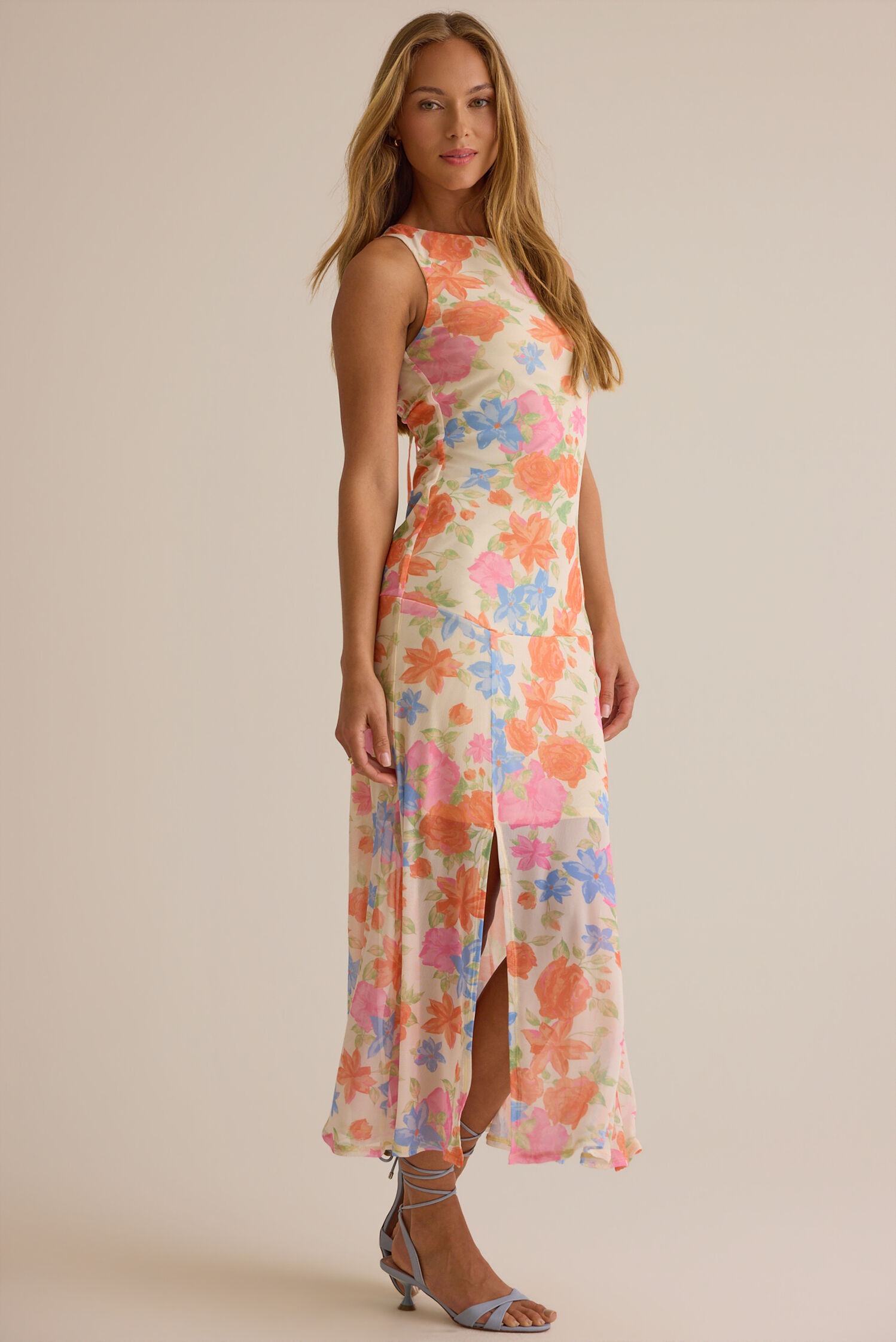 Mayra Mesh Maxi Dress