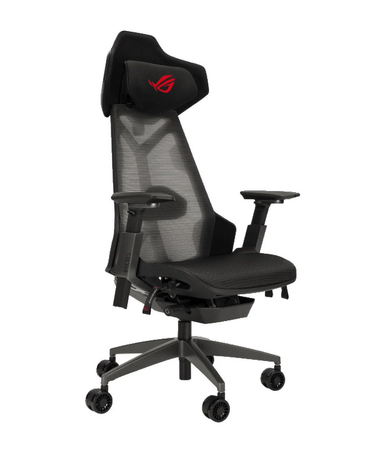 ROG Destrier Ergo PU Foam Gaming Chair with Arm Support and Acoustic Panel, Black - Image 3