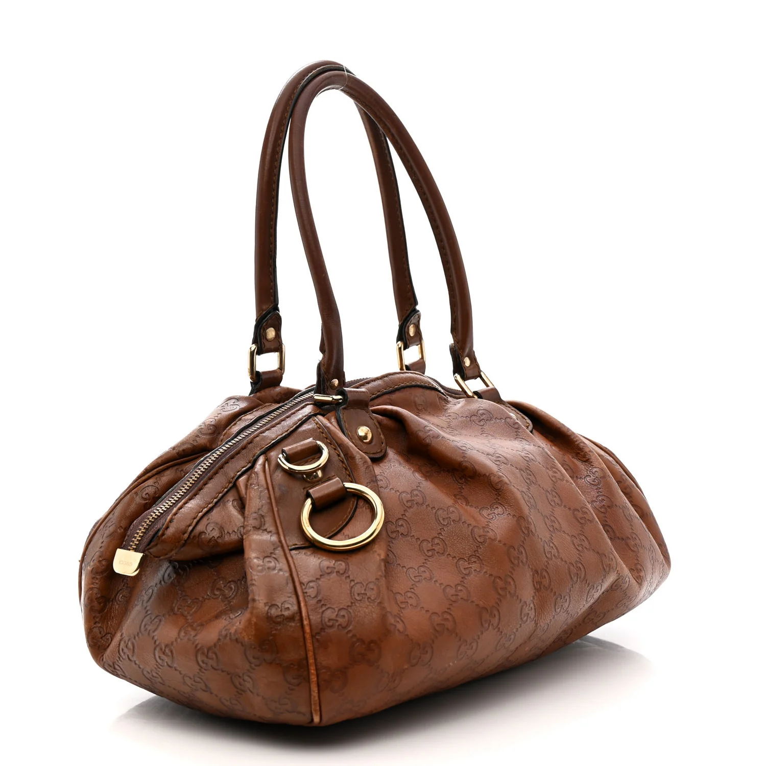 Guccissima Medium Sukey Tote Brown
