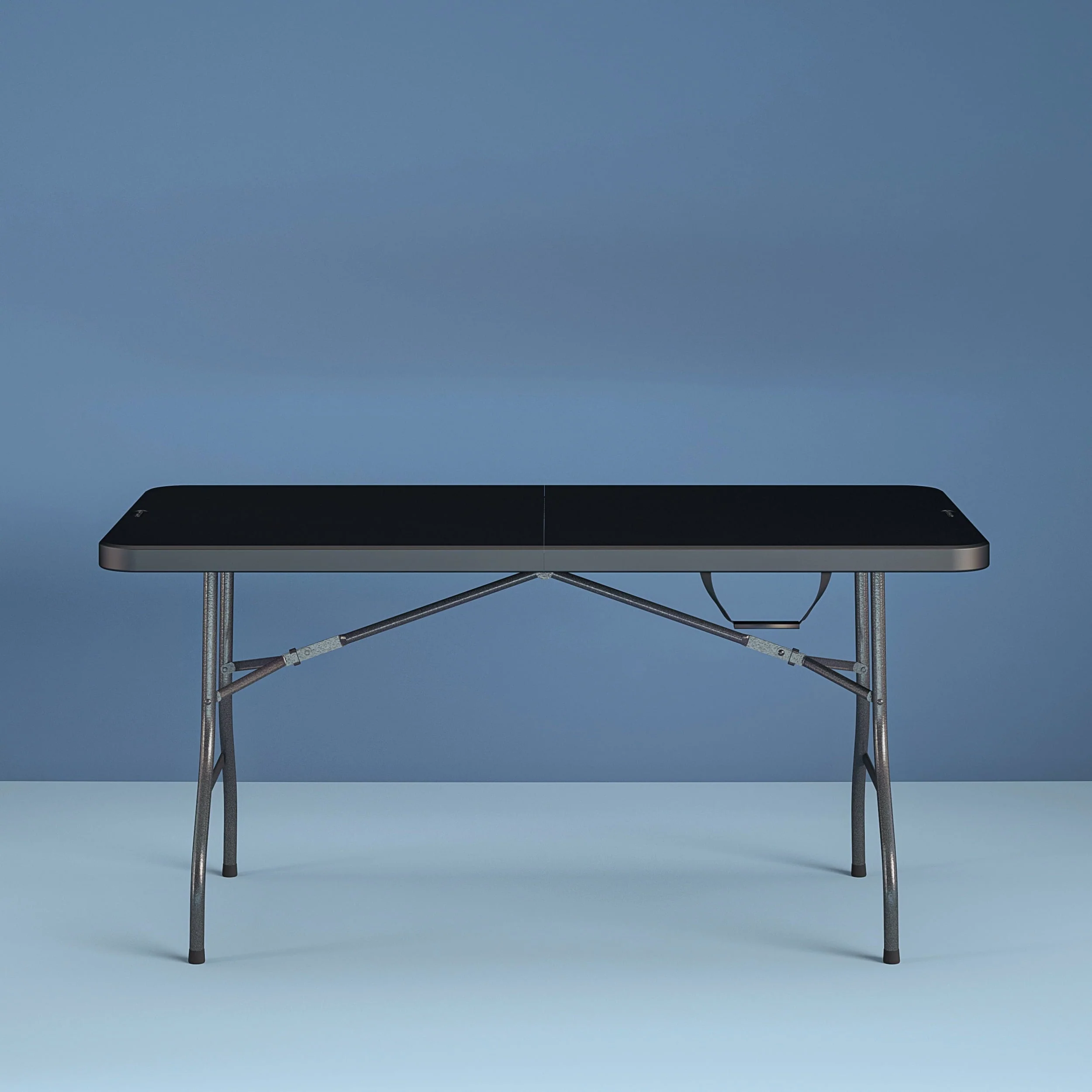 Cosco 6 Foot Centerfold Folding Table, Black