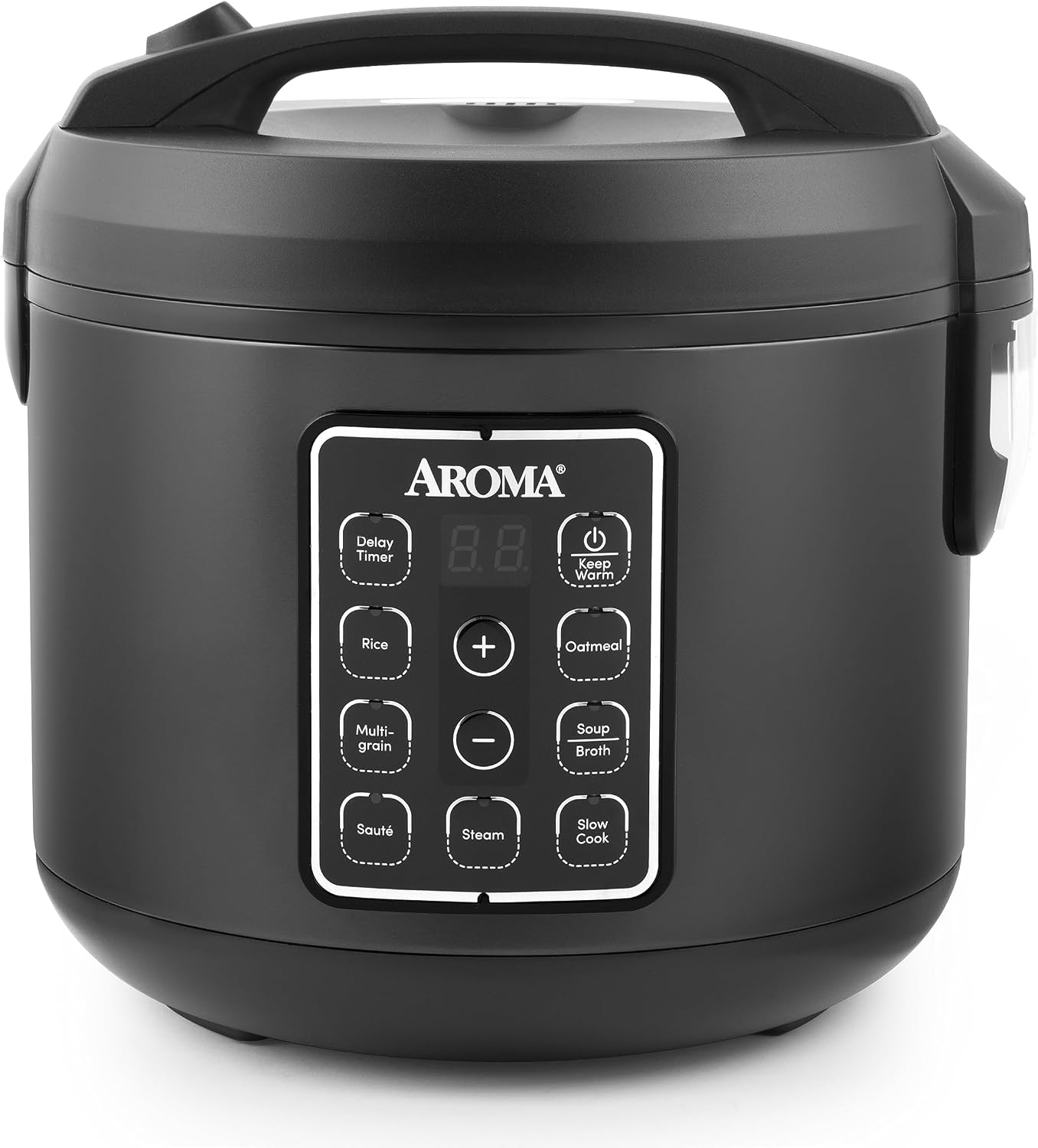 Aroma Housewares ARC-994SB Rice & Grain Cooker Slow Cook, Steam, Oatmeal, Risotto, 8-cup cooked/4-cup uncooked/2Qt, Stainless Steel