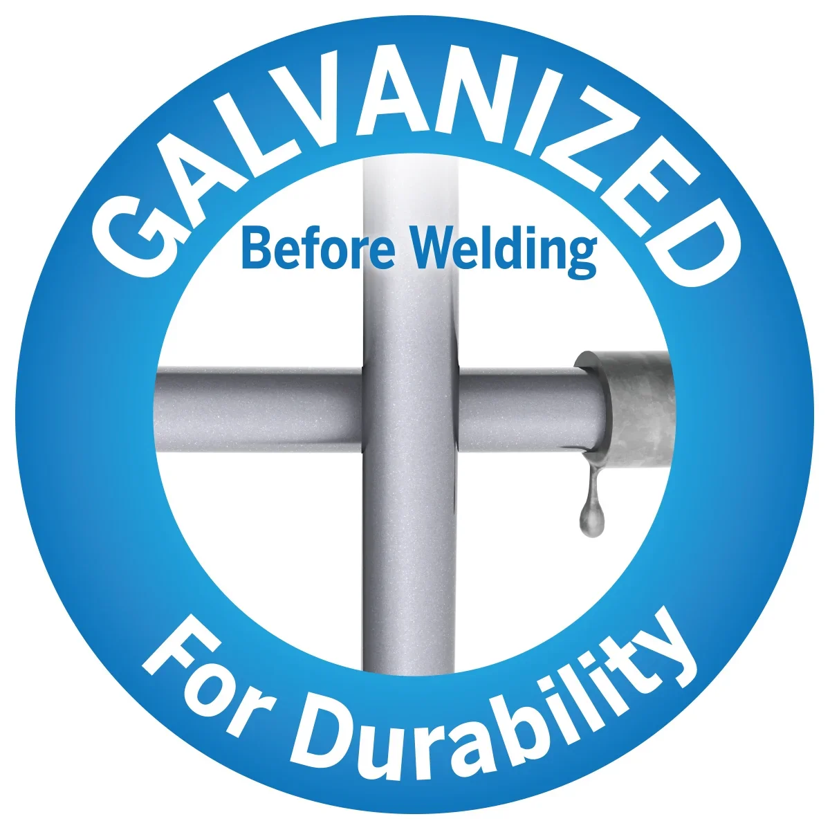 Garden Craft 36in H x 50ft L Galvanized Steel Gray Welded Wire Fence, Rolled Wire Fence
