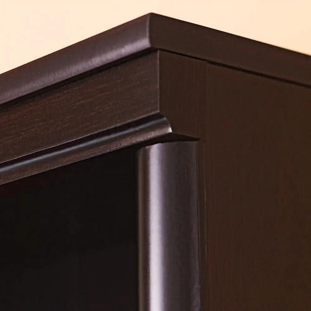 Better Homes & Gardens 71 Ashwood Road 5 Shelf Bookcase, Black Finish