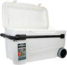 50170 110 Qt Glide Pro Portable Large Ice Chest Wheeled Cooler - Image 10