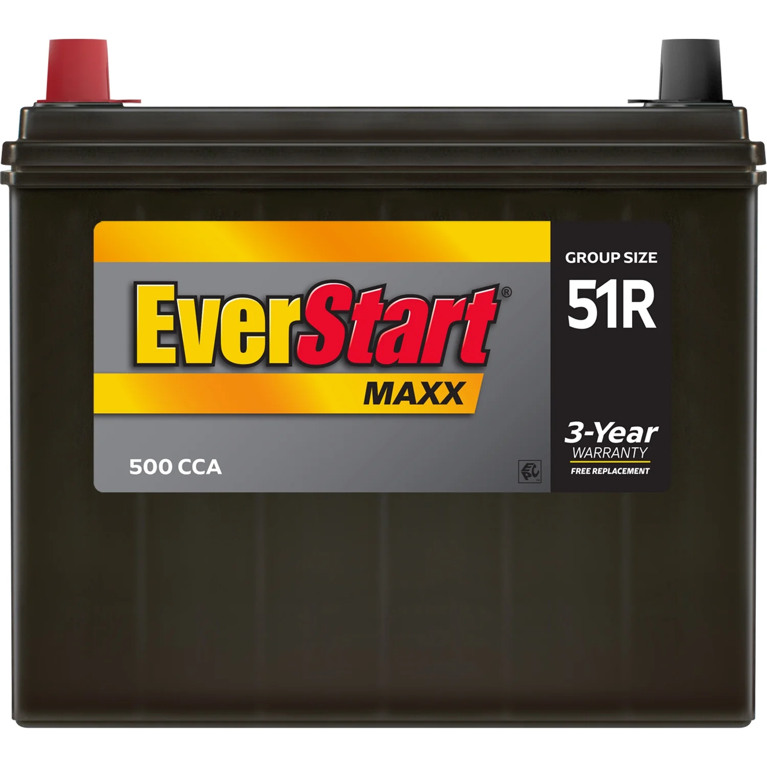 Maxx Lead Acid Automotive Battery, Group Size 51R 12 Volt, 500 CCA - Image 7