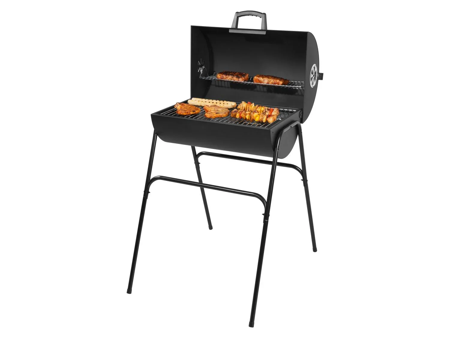 GRILLMEISTER Barbecue-ft  charbon de bois, 51 x 34 cm