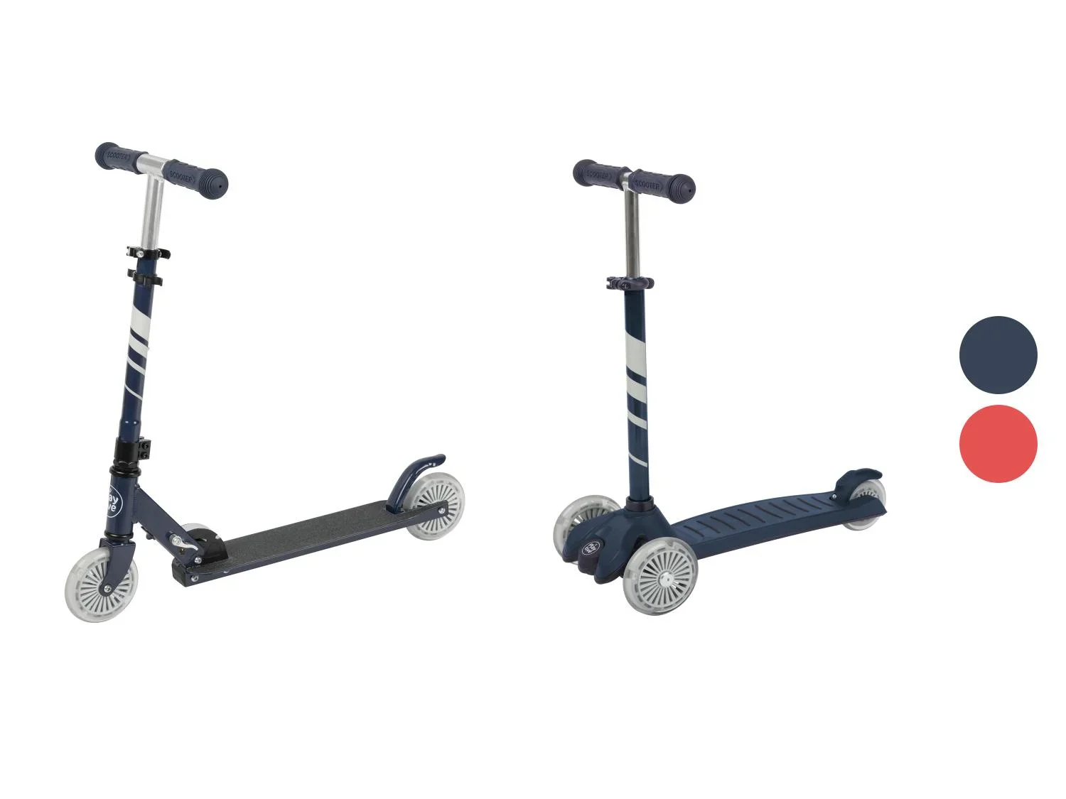 Playtive Trottinette/Tricycle, avec frein  friction arrire