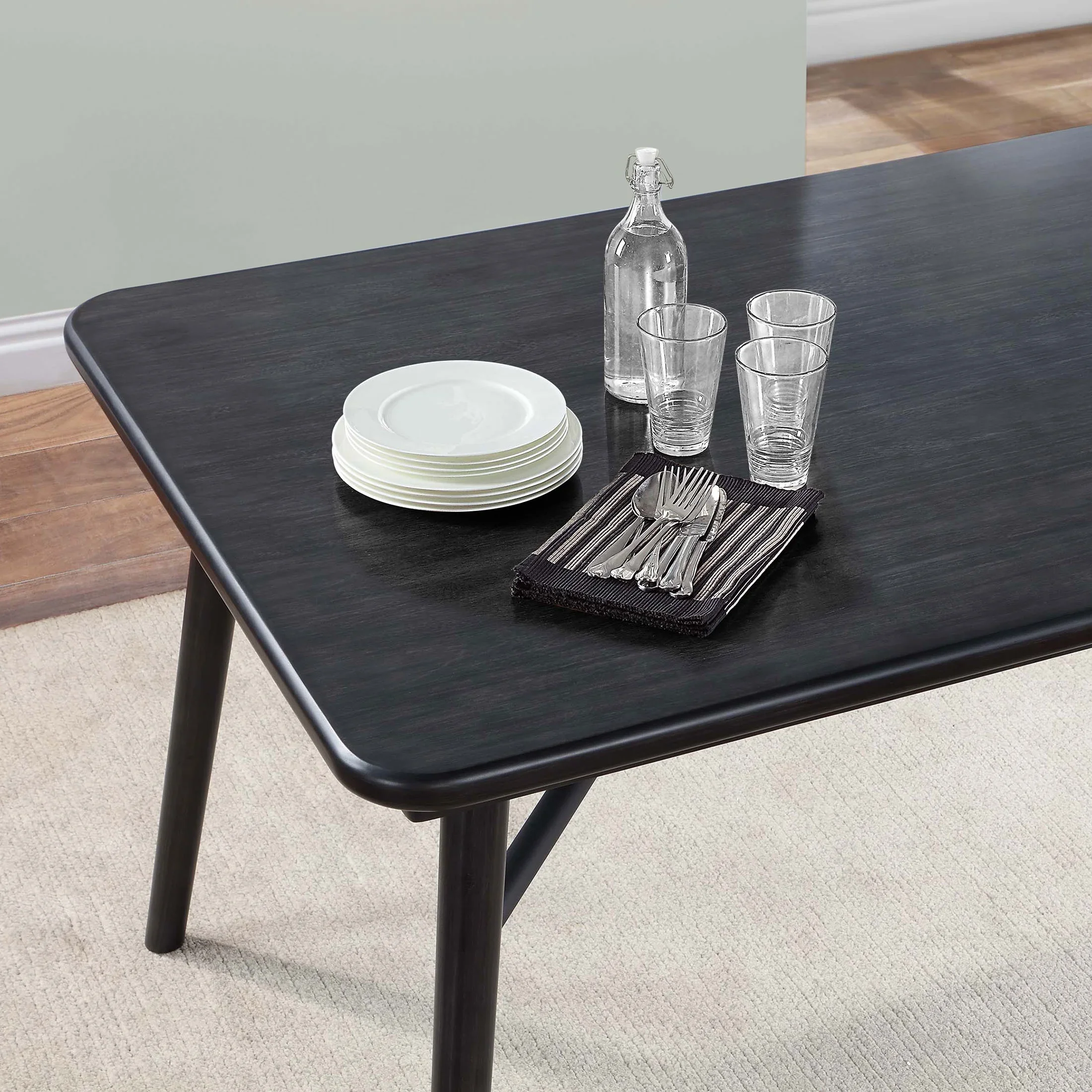 Better Homes & Gardens Springwood 59.5 Rectangle Dining Table, Natural Wood