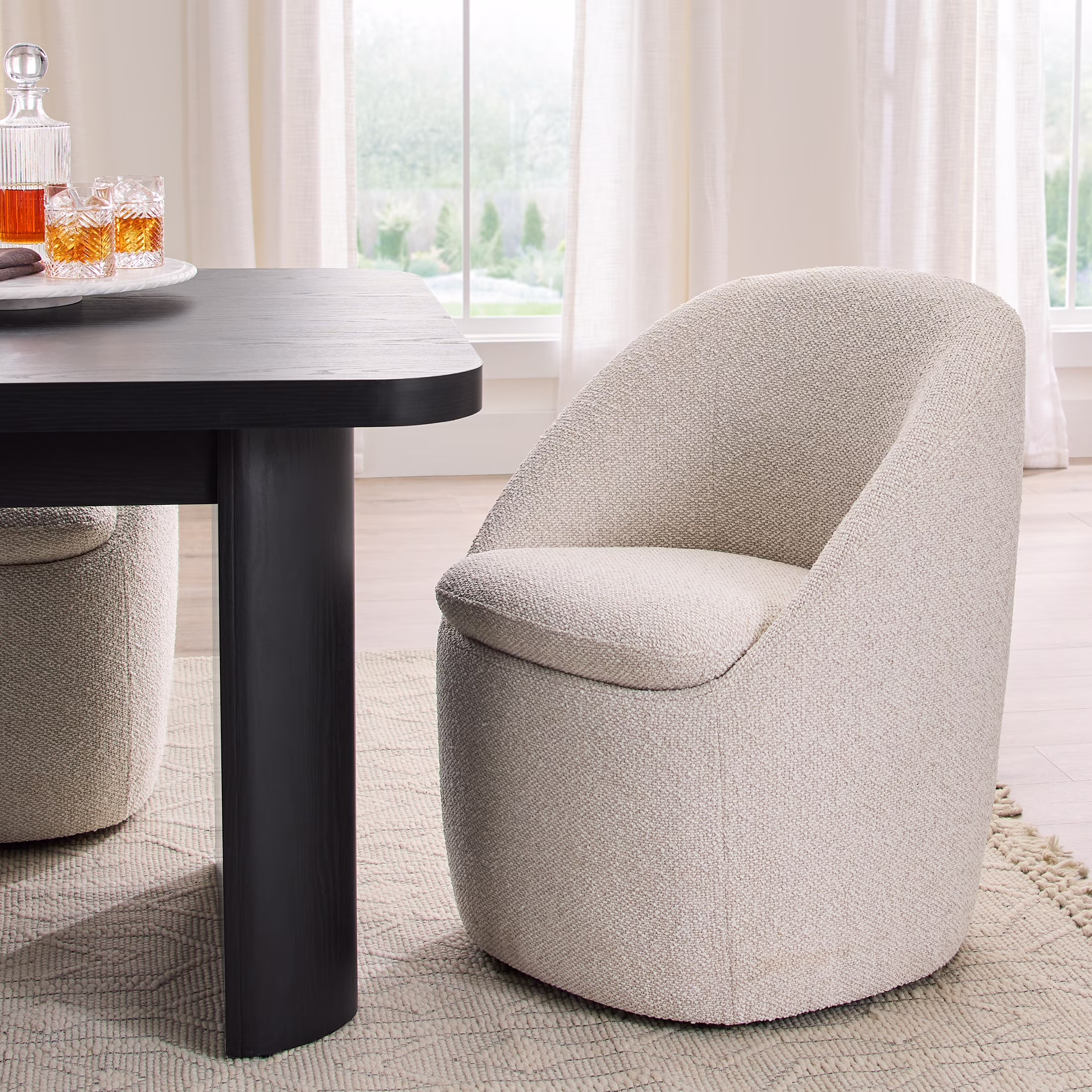 Better Homes & Gardens Mira Everywhere Dining Chairs, Blue