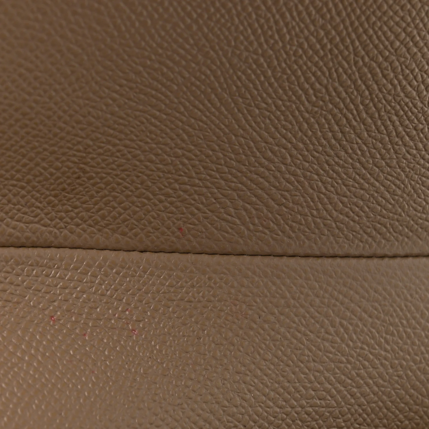 Grained Calfskin Saddle Bag With Strap Taupe