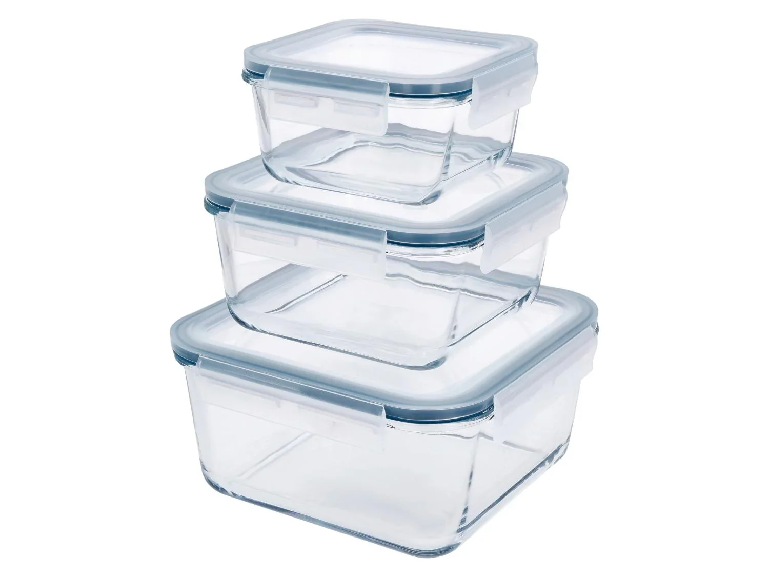 SILVERCREST Set de botes de conservation en verre