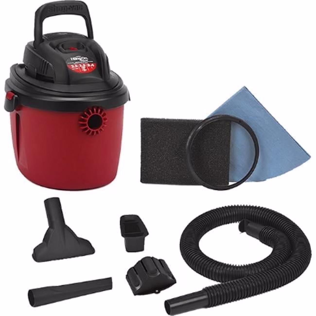 2.5 gal 2.5 Peak HP Wet & Dry Portable Vacuum