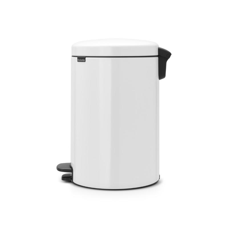 NewIcon pedalbøtte 20L hvit