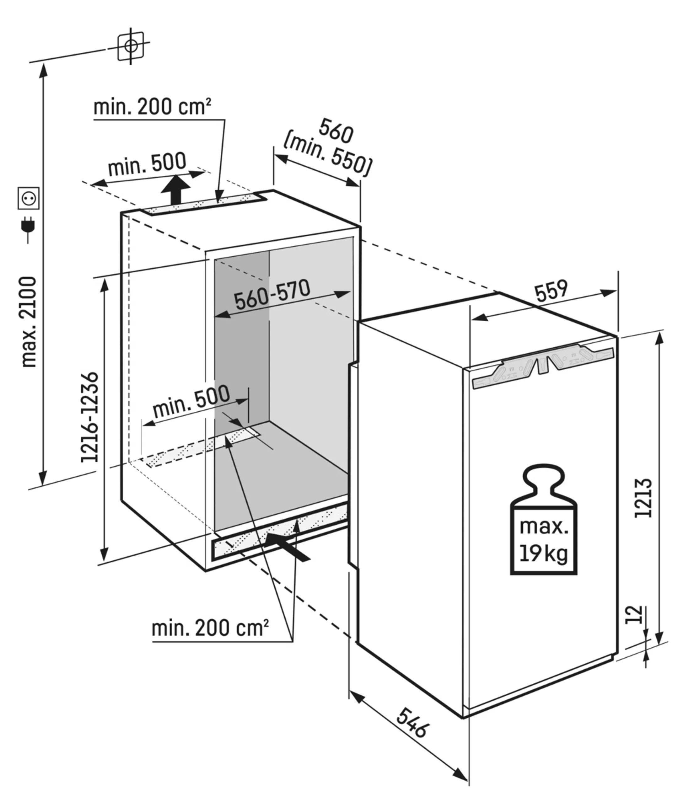 Liebherr Inbouw koelkast IRSE 4100