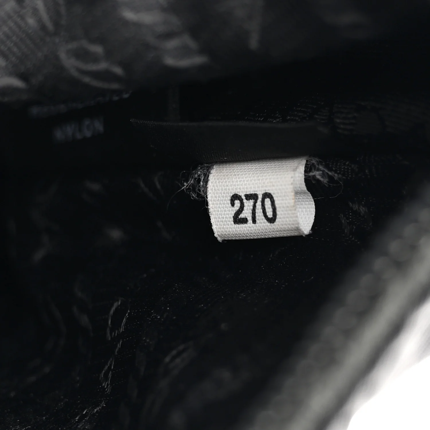 Tessuto Nylon Mini Re-Edition 2000 Bag Black