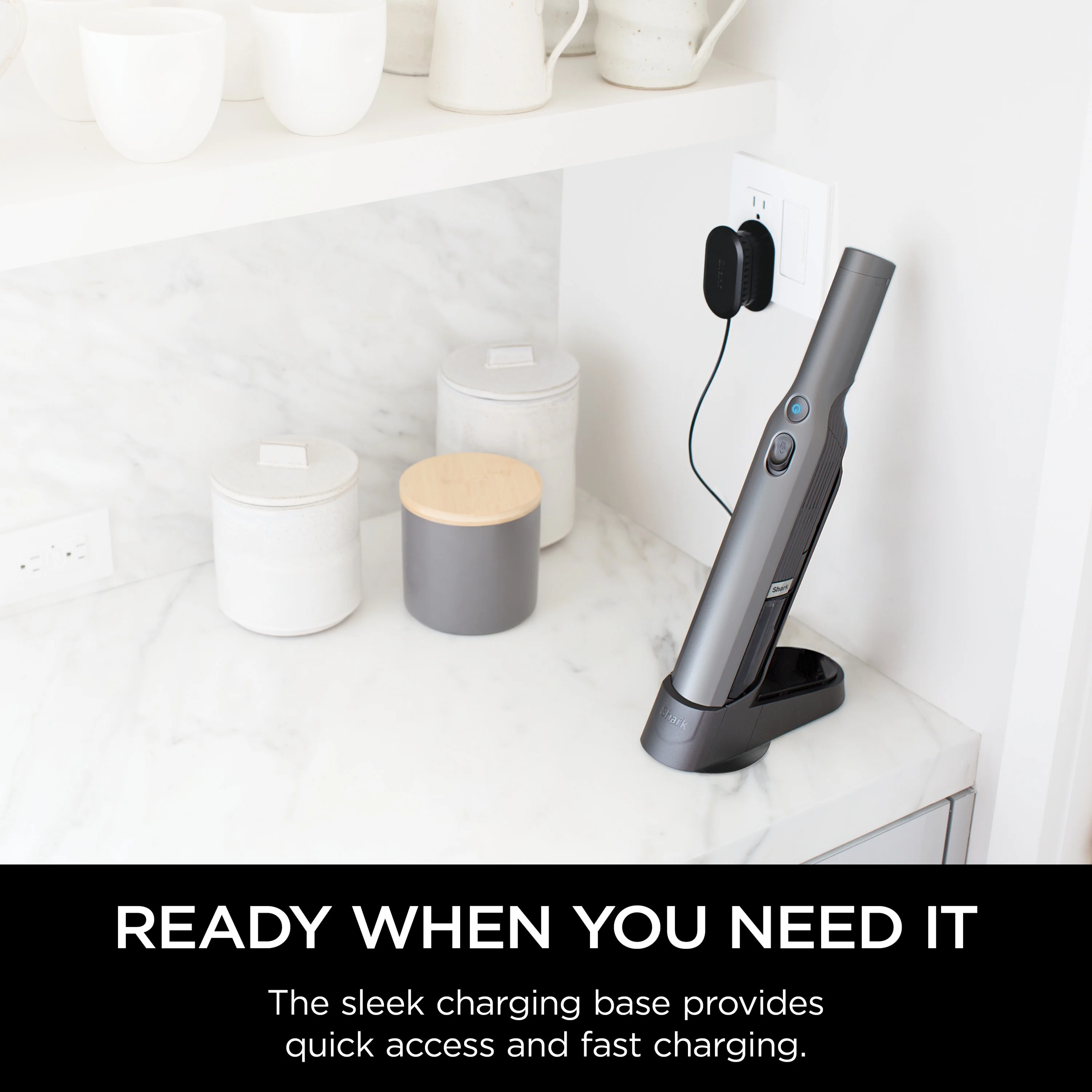 Cordless Handheld Vacuum, Wandvac, for Pet Hair, Carpet Car, Powerful suction, high speed brushless motor, ultralight weight, with easy emptying and charging dock, WV200, Graphite(Graphite) - Image 4