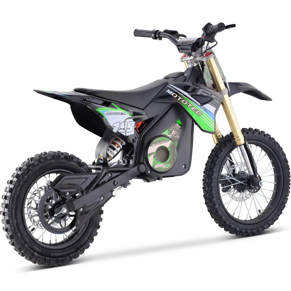 48v Pro Electric Dirt Bike 1800w Lithium Green(Green) - Image 4
