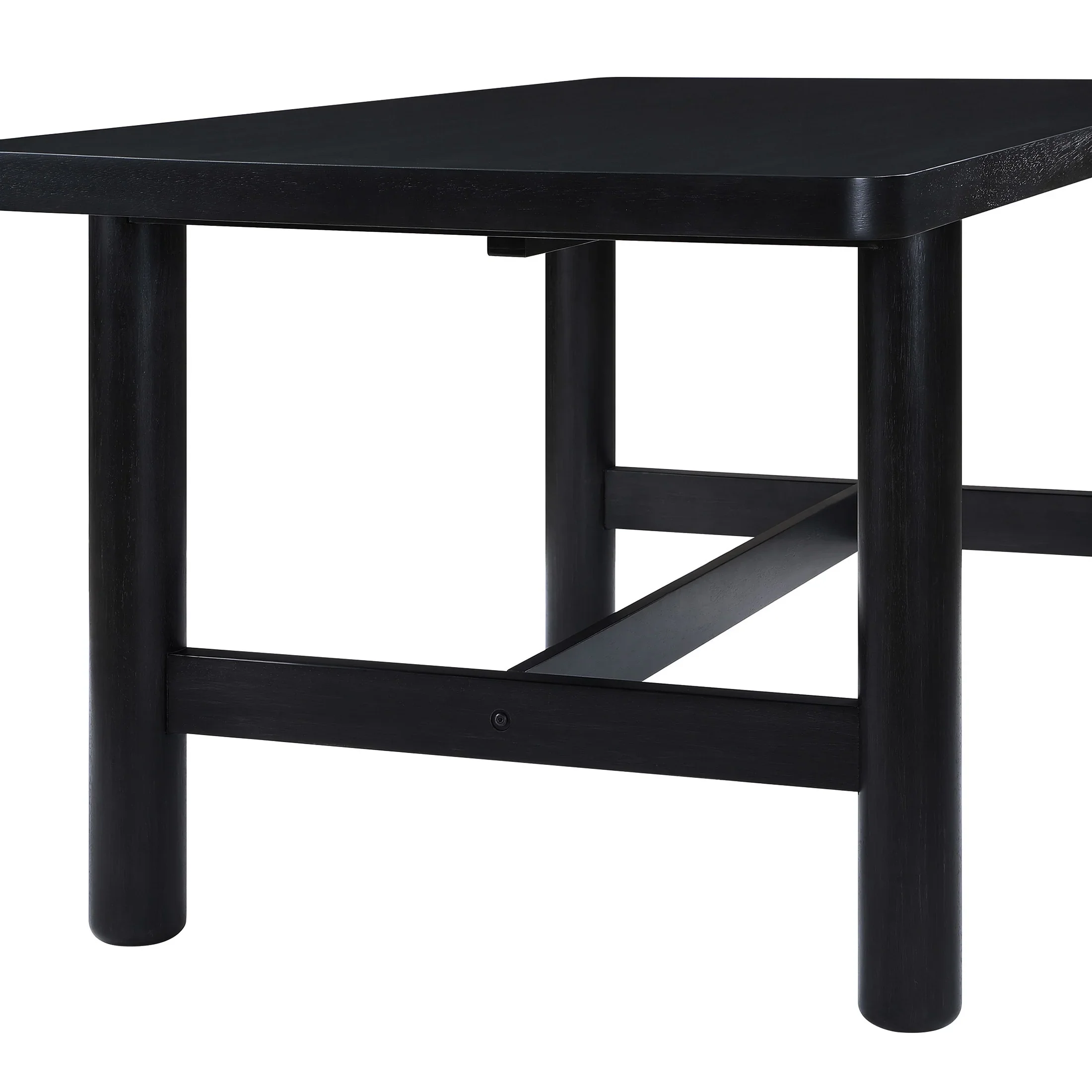 Better Homes & Gardens Adlin 70 Adjustable Dining Table, Charcoal