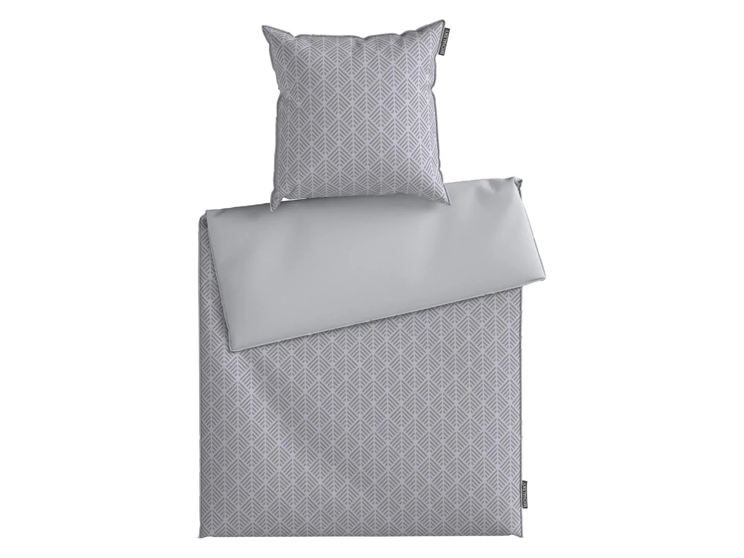 Michalsky Parure de lit rversible en satin, 140 x 200 cm