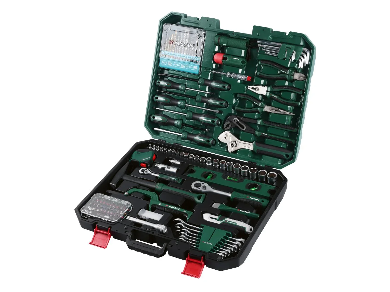 PARKSIDE Mallette  outils, 122 pices