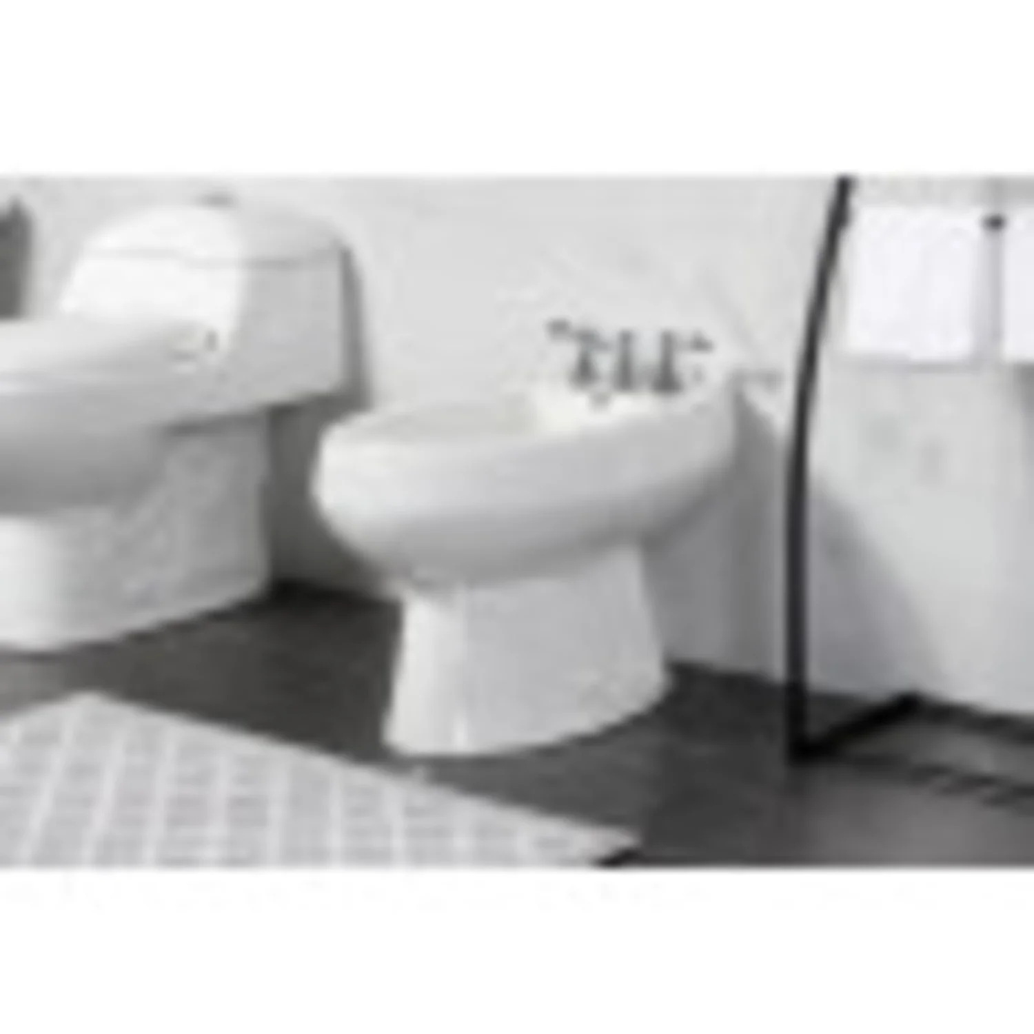 Kingston Brass KB320ACL American Classic Three-Handle Bidet Faucet, Matte Black