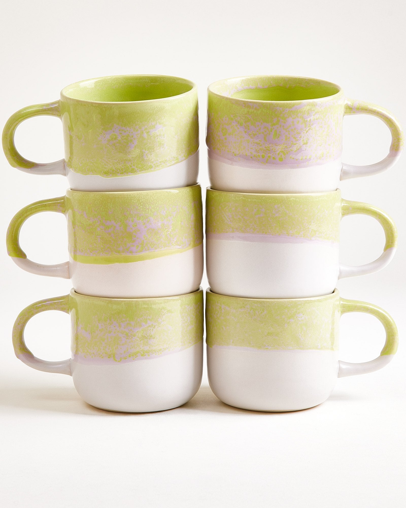 COIMBRA - TEA MUG LIME SET OF 6