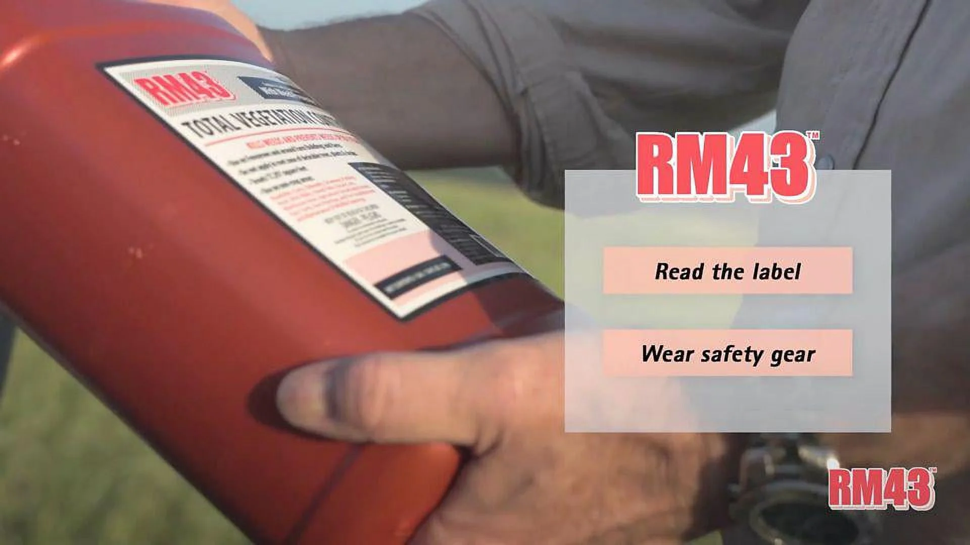 RM43 Total Vegetation Control, (128 oz) - 1 Gallon