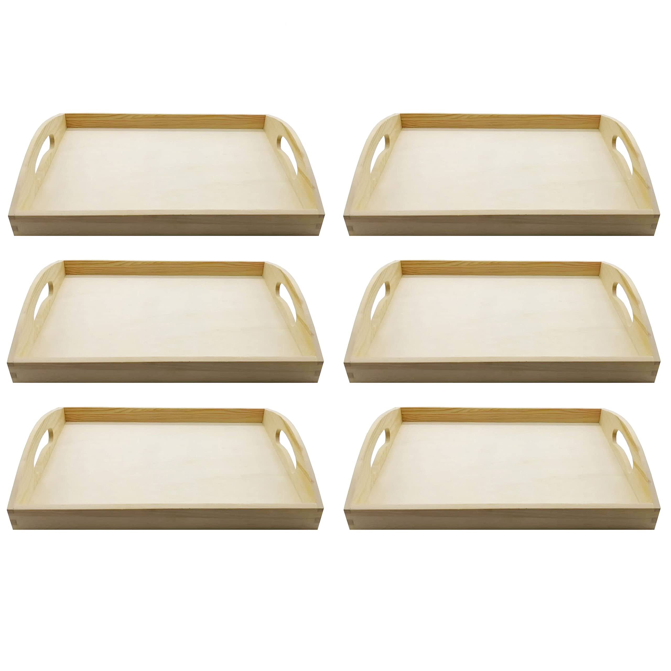 6 Pack: 13��; Wooden Tray by Make Market