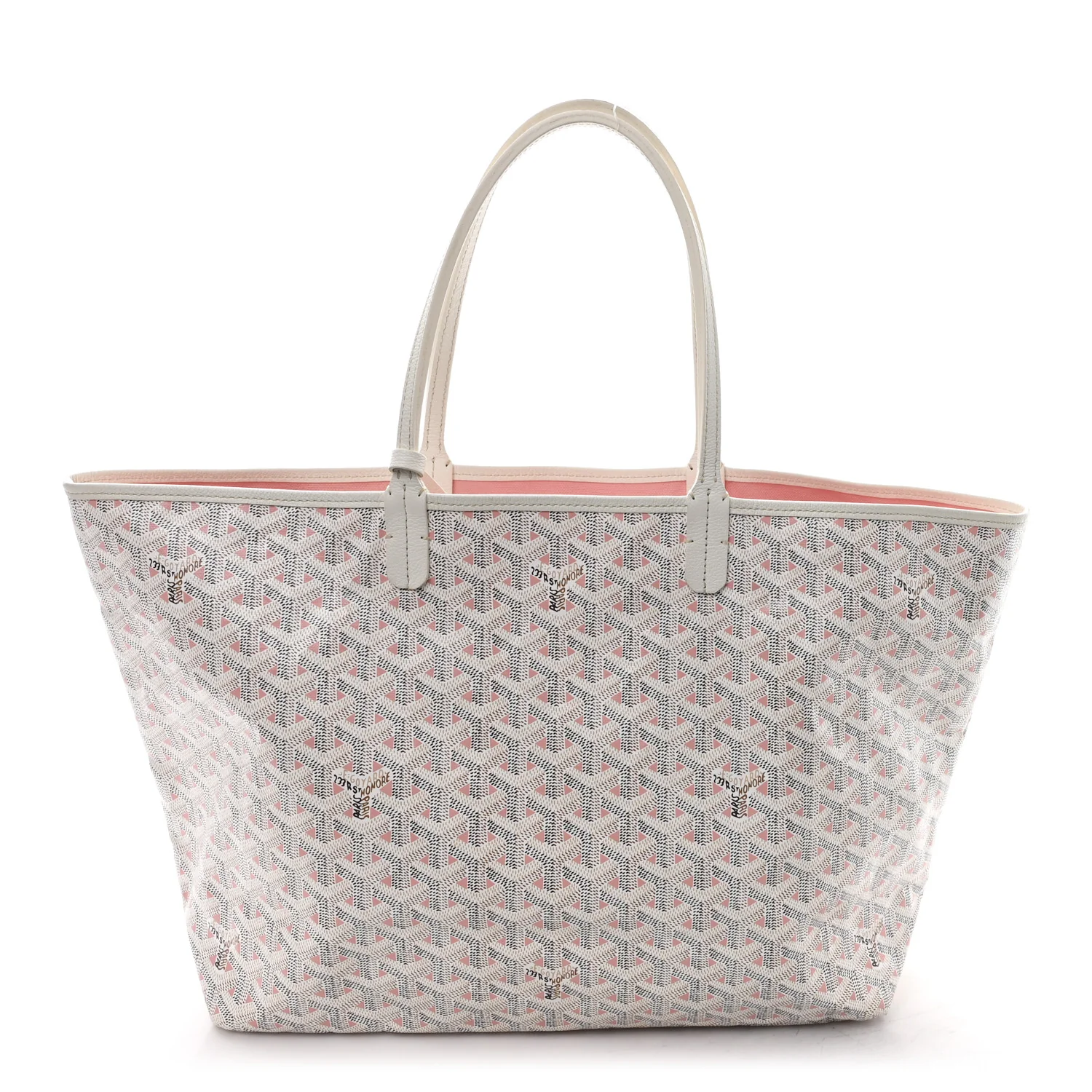 Goyardine Saint Louis Claire Voie PM White Pink