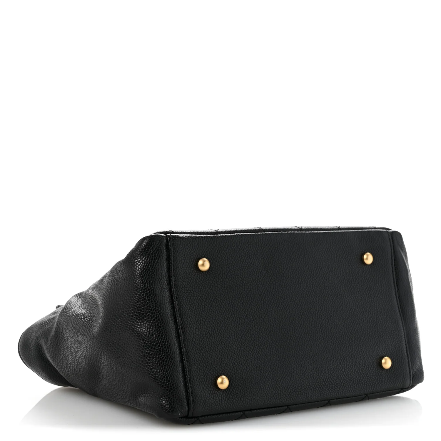 Caviar Quilted Petit Timeless Tote PTT Black