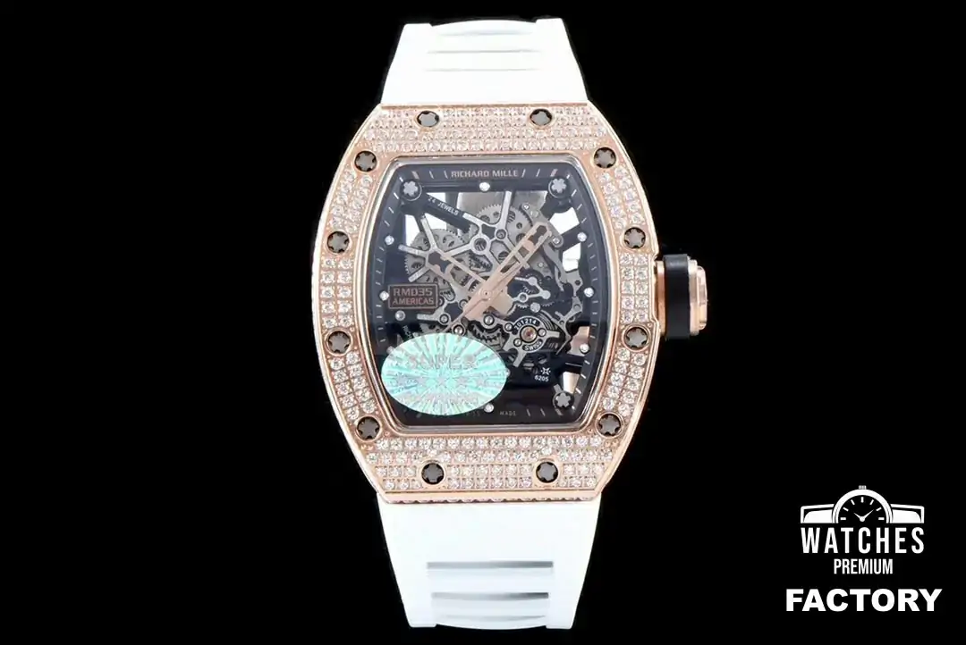 Richard Mille RM035 Americas KV Factory Rubber Strap