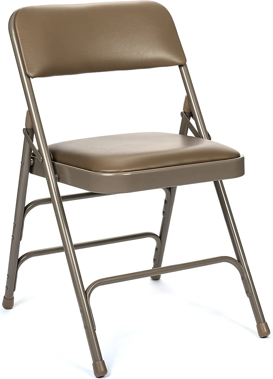 5pc. XL Series 4 Folding Card Table and Triple Braced Vinyl Padded Chair Set, Commercial Quality, Beige, 30(Beige) - Image 4