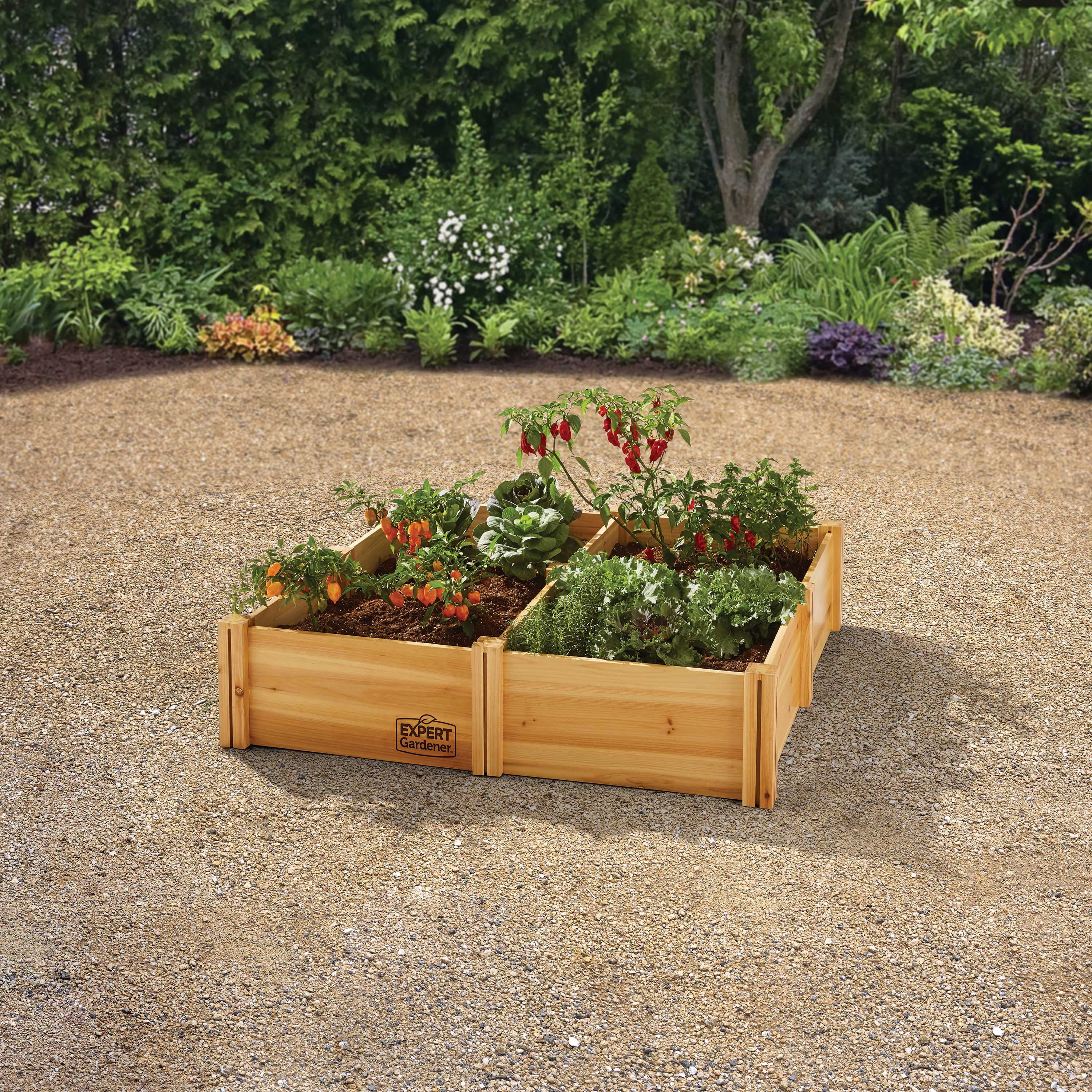 Outdoor Wood Garden Bed, 7.4 ft L x 2 ft W x 10.6 in H - Image 7