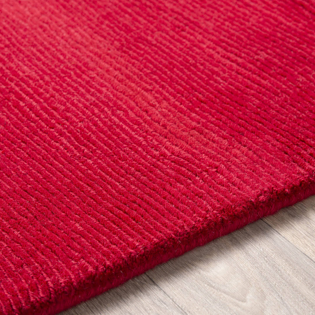 Villegas Wool Carmine Area Rug Wrought Studio Rug Size: Rectangle 3'3
