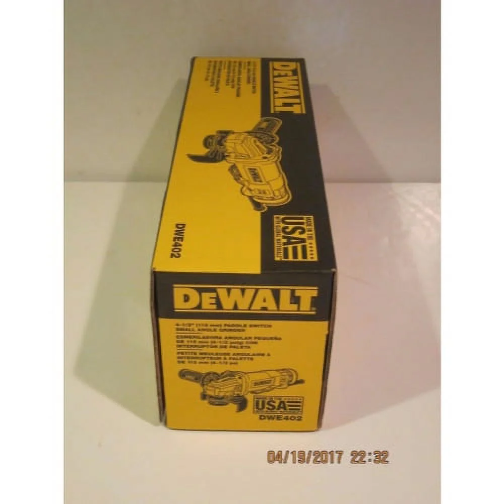 DEWALT Angle Grinder Tool, 4 - 1/2 - Inch, 11 - Amp (DWE402K)