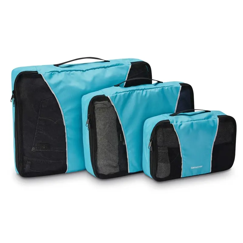 Blue 3 Piece Packing Cube Set Packing Organization | 8126-BKJYL - SAMSONITE OUTLET
