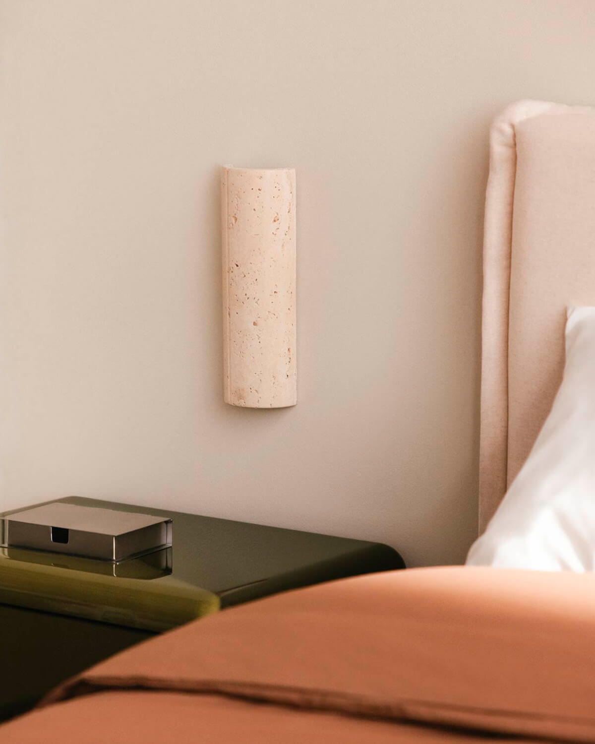 Nahir - Aplique de Pared de Mármol Travertino Nahir