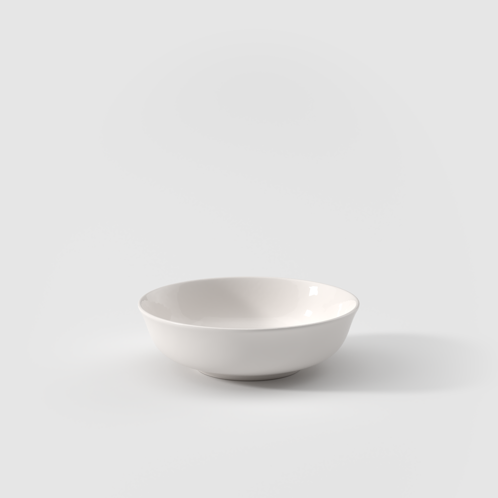 For Me Serving Bowl - White, 16.6 oz, Premium Porcelain