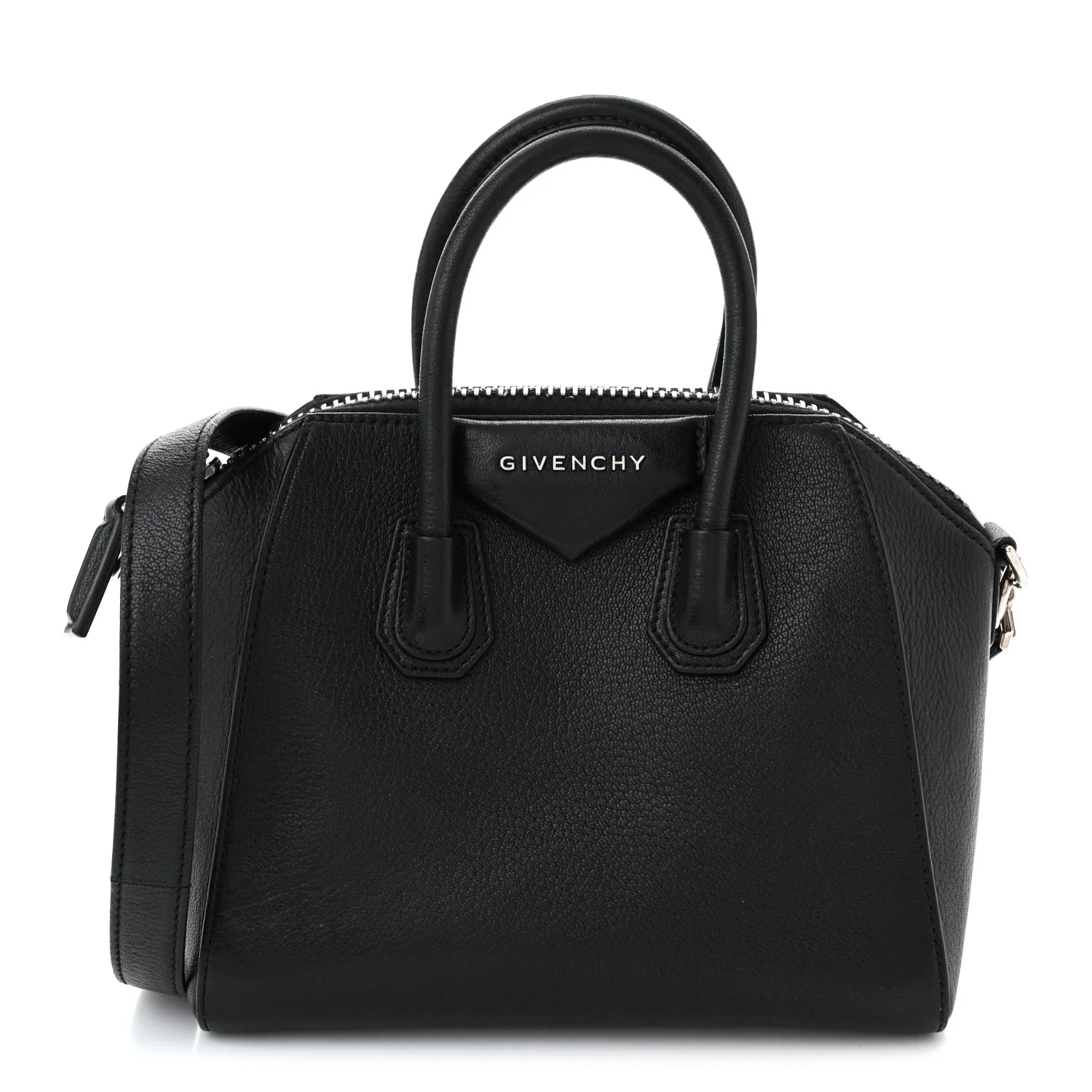 Sugar Goatskin Mini Antigona Black