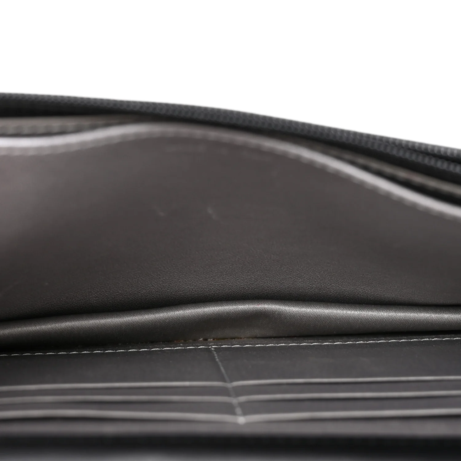 Lambskin Camellia Embossed Wallet On Chain WOC Black