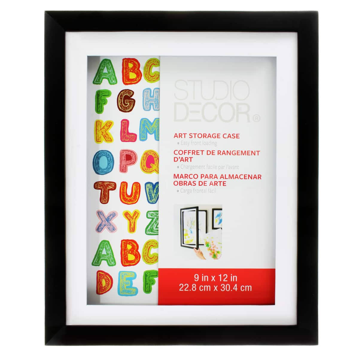 Black Art Display Case by Studio Decor 9