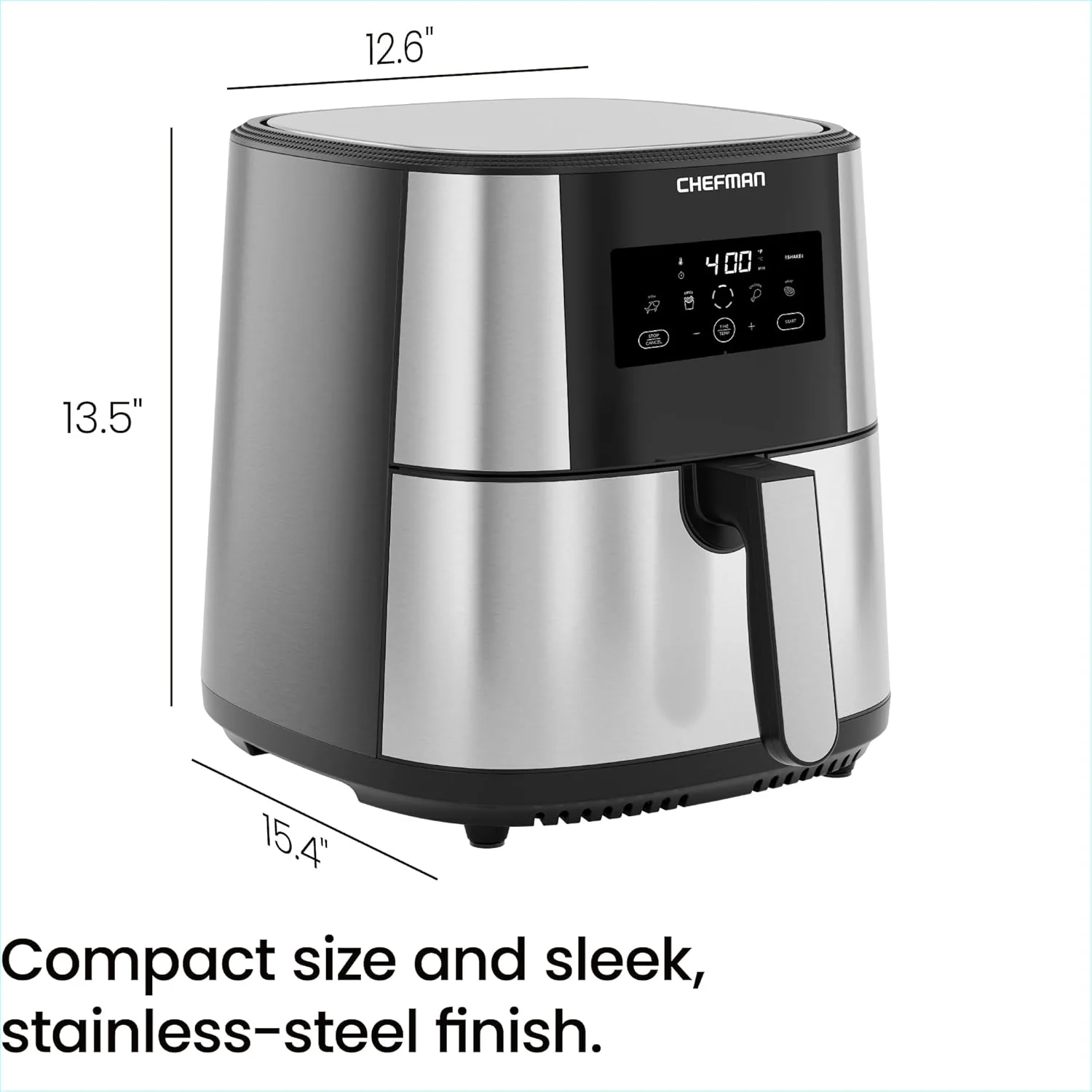 TurboFry Touch Stainless-Steel Air Fryer