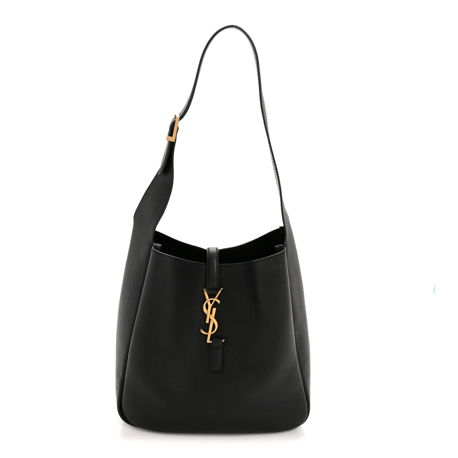Smooth Calfskin Small Le 5 A 7 Soft Hobo Black