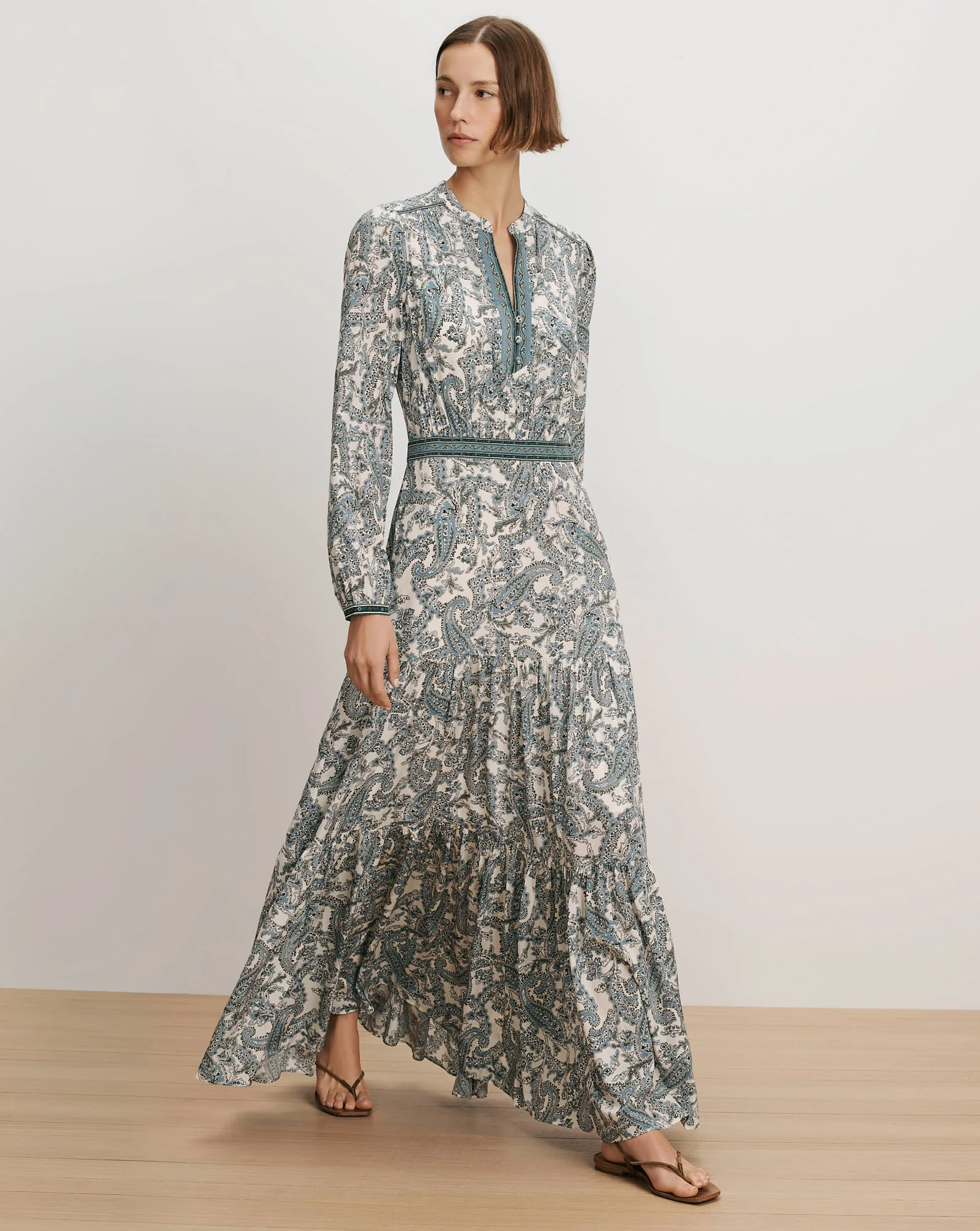 Sama Paisley Maxi Dress